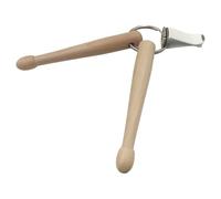 Portachiavi artistico a forma di bacchetta leggera e durevole in acero bacchetta in legno per amanti della musica accessorio portachiavi strumento musicale