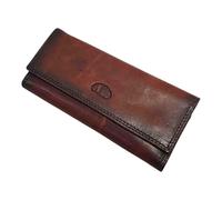 Portachiavi Astuccio Americanino Custodia Unisex Uomo Donna Vera Pelle 6 Ganci