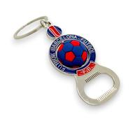 Portachiavi Barcellona Calcio da uomo regali moda originali pallone chiavi auto Spagna, Modello 5, Talla única