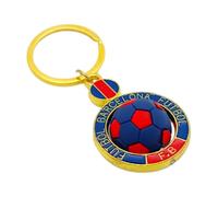 Portachiavi Barcellona Calcio da Uomo Regali Moda Originali Pallone Chiavi Auto Spagna, Modello 7, Talla única
