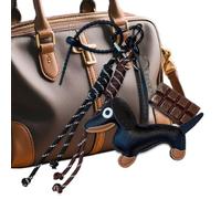 Portachiavi Bassotto - Portachiavi Animale,Gioielli E Decorazione Pendenti Per Gli Amanti Mamme Padri E Uomini Come Accessori Per Borse E Zaini, Nero , Siehe Beschreibung