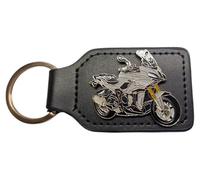 Portachiavi BMW S 1000 XR, portachiavi per BMW S 1000 xr, S1000, s1000, keychain, keychain, key fob, keyfob, llavero, keyring, portachiavi, porte-clés, moto, Parte in similpelle nera, Gesamtlänge mit