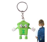 Portachiavi Borsa | Anello Chiavi Fascino della spazzatura - Fascino Chiave Divertente per la Mano | Per Le Donne Uomini Zaino Borsa Portafoglio Specchio Telefono, verde, Se référer au