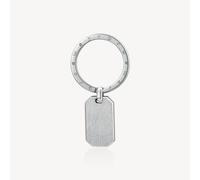 Portachiavi BROSWAY acciaio inox da uomo satinato colore oro argento e brunito