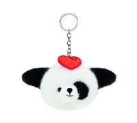 Portachiavi cane con cuore rosso