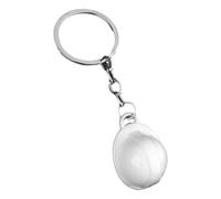 Portachiavi cappello di sicurezza | Favori di festa di costruzione - cappello di sicurezza in costruzione Portachiavi Tiny KEY ANELLO COSTRUZIONE TEMA, bianco, Se référer au descriptif