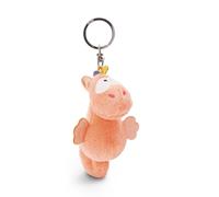 Portachiavi Cavalluccio Marino Laguna Rainbow 9cm arancione - Dolcissimo ciondolo sostenibile a forma di animale con anello per cordini e pendenti