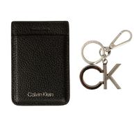 Portachiavi CK CALVIN KLEIN in metall con anello e moschettone cardholder adesiv