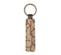Portachiavi CK CALVIN KLEIN in pelle e tessuto logato con anello articolo KM1035