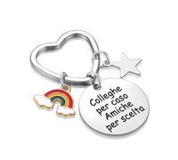 Portachiavi Colleghe Idee Regalo, Colleghe Per Caso Amiche Per Scelta, Collega Donna Uomo Colleghe Amicizia Porta Chiavi Idee Regalo Natale Per Colleghi Che Va Via Grazie Pensione Regali Per Colleghe