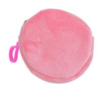 Portachiavi colorato in miniatura adorabile portamonete rotondo bello anello circolare ciondolo decorativo peluche ornamento leggero portamonete, A, Taglia unica