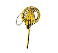 Portachiavi Compatibile con Mano del Re Color Oro Ispirato alla Saga del Trono di Spade Cavaliere Ned Stark Accessori Idea Regalo Magia Fantasy Cosplay