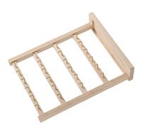Portachiavi compatto Espositore Espositore salvaspazio Portachiavi Espositore Rack per il Rilascio di disordine Organizzazione Negozio, 1, Legno