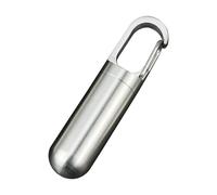 Portachiavi compatto portapillole, design sigillante impermeabile e antiruggine in acciaio inossidabile di alta qualità, organizer compatibi