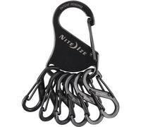 Portachiavi con 6 moschettoni Nite Ize nero Nero