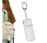 Portachiavi con allarme di sicurezza, allarme personale e luce di sicurezza | Allarme di sicurezza impermeabile per ragazze, bambini, viaggi notturni