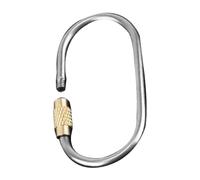 Portachiavi Con Blocco A Vite, Clip In Titanio Di Titanio Trepador | Keyring A Rilascio Rapido Per Organizzazione Chiave, Viaggio In Campeggio Interno All'Aperto, Materiale Robusto