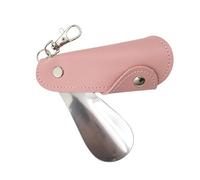 Portachiavi con Calzascarpe con in Pelle PU, Portachiavi da Viaggio con Corno, Portatile, per Anziani, Bambini, Uomini e Donne