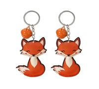 Portachiavi Con Campanelli Per Animali Da 2 Pezzi, Portachiavi Con Cartoni Animati, Simpatici Portachiavi Con Animali, Portachiavi In Pelle Pu, Portachiavi Per Auto