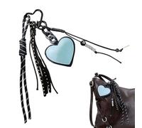 Portachiavi Con Ciondolo A Cuore - Charm Romantico A Forma Di Cuore,Chiavi Donna Regalo Per Amiche Fidanzata San Decorazione Borsa di Stoffa