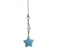 Portachiavi con ciondolo a forma di stella per cellulare, accessorio decorativo per gli appassionati di moda