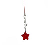Portachiavi con ciondolo a forma di stella per cellulare, accessorio decorativo per gli appassionati di moda