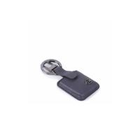 Portachiavi con CONNEQU in pelle Black Square Piquadro