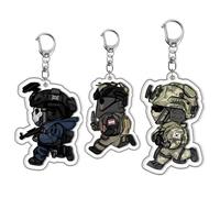 Portachiavi con design militare e personaggi Chi i giochi di nicchia, accessori per fan di , Soap, Simon Riley, Alex Mason, regalo per giocatori, ciondolo per borsa, accessori per insegnanti Hallo