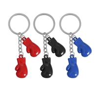 Portachiavi Con Guantoni Da Boxe Da 3 Pezzi, Portachiavi Creativi, Portachiavi Con Elementi Sportivi, Portachiavi Regalo, Portachiavi Alla Moda