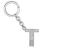 Portachiavi con Lettera a b c d e f g h j k l m n i o p q r s t u v w x y z,26 Portachiavi Ciondolo Lettera Iniziale Donna Uomo per Regalo Compleanno Anniversario Laurea Natale (T1)