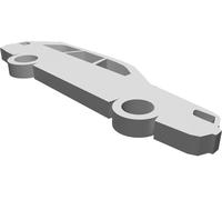 Portachiavi con Logo Audi 100 A6 C4 Design Stampato 3D Anello Chiavi