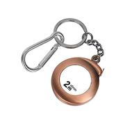 Portachiavi con Metro a Nastro TINGB Portachiavi con Nastro di misurazione Mini Retrattile Funzionale Metro a Nastro in Acciaio Inossidabile 2M Durevole