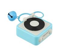 Portachiavi con mini registratore vocale per messaggi personalizzati, parole d'amore o musica, registrazione in 15 secondi, audio portatile (D)