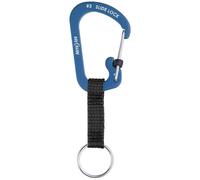 Portachiavi con moschettone Nite Ize SlideLock Key Ring Aluminum - Blue