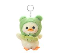 Portachiavi con papera di peluche - Adorabile portachiavi con papera di peluche, accessorio portachiavi morbido e tenero | Simpatico portachiavi a forma di papera per borse, portachiavi, bambini e col