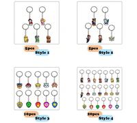 Portachiavi con personaggi di Paw Patrol, ciondoli in PVC morbido e gommoso a forma di personaggi dei cartoni animati, adatti per chiavi di auto, zaini, ciondoli e accessori Portachiavi 10 pezzi,Porta