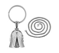 Portachiavi Con Piuma D'Angelo Da 1 Pezzo, Catena Da 1 Pezzo, Forma Di Piuma Unica, Elegante E Chic, Adatto Come Regalo O Accessorio Personalizzato.