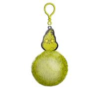 Portachiavi con pon pon "The Grinch Face", con licenza ufficiale
