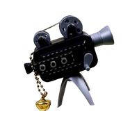 Portachiavi con proiettori cinematografici in miniatura in miniatura e struttura in ABS con 24 immagini