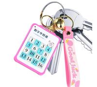 Portachiavi con puzzle scorrevole a forma di puzzle Slide Number Game