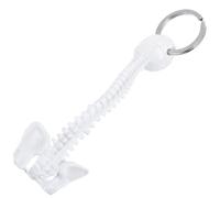 Portachiavi con scheletro spinale umano realistico per uso quotidiano e visualizzazione anatomia aiuto didattico unico medico studente anatomia studio portachiavi