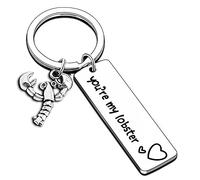 Portachiavi con scritta in inglese "You're My Lobster Key", regalo per fidanzato, fidanzato, marito, regalo per moglie, anniversario, San Valentino Sei il mio arag Etichettalia unica
