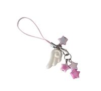 Portachiavi con simbolo di dopamina vibrante decorazione da appendere per telefono cellulare gioielli indossabili alla moda leggeri allegato telefono, フリーサイズ