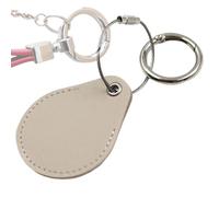 Portachiavi con supporto per localizzatore, supporto per cane Tracker,Supporto per anelli a forma di goccia | protettiva per tracker con serratura ad anello in metallo accessori per ricerca