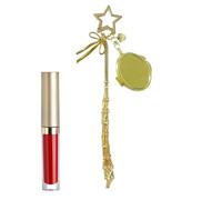 Portachiavi con supporto per rossetto e specchio, in rete per la cura delle labbra, astuccio cosmetico per borsa, borsa, palestra, lavoro all'aperto, a, Consulte la descripción