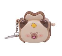 Portachiavi con tostapane a forma di animale, accessorio compatto da appendere per studenti e collezionisti, portachiavi con tostapane a forma di animale, Ys, persimmon