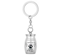 Portachiavi con urna per animali da compagnia, portachiavi con urne per cani - portachiavi commemorativo per azienda, urna per animali da compagnia | fascino