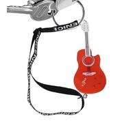 Portachiavi con violino musicale, portachiavi con violino con suono, portachiavi a LED in miniatura per violino suono, ciondolo a forma di violino | divertente giocattolo per violino con