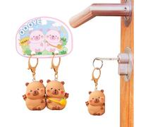 Portachiavi Coppia - Portachiavi per Auto di Coppia,Adorabile Charm con Cartone Animato per Decorazione Borsetta per Ragazze e Ragazzi Adolescenti, Bambini, Uomini e Donne