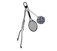 Portachiavi creativo con ciondolo a forma di racchetta, accessorio per adulti e appassionati di sport alla moda, Q1703 2, One Size